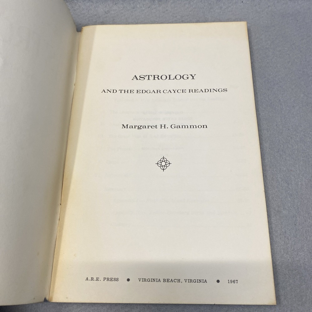 VINTAGE 1969 ASTROLOGY AND THE EDGAR CAYCE READINGS  PAPERBACK BOOK - Picture 3 of 5